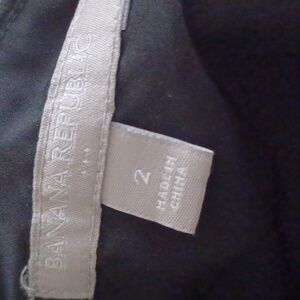 A Banana Republic black skirt. It is all black and a size 2.